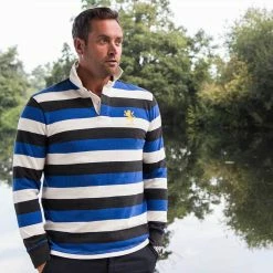 Black & Blue 1871 Addison 1871 Rugby Shirt