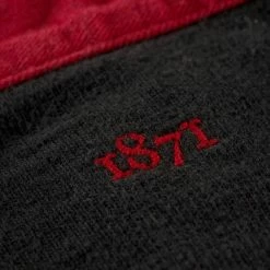 Black & Blue 1871 Clothing Law Club 1871 Rugby Shirt 13 Black & Blue 1871 Clothing Law Club 1871 Rugby Shirt