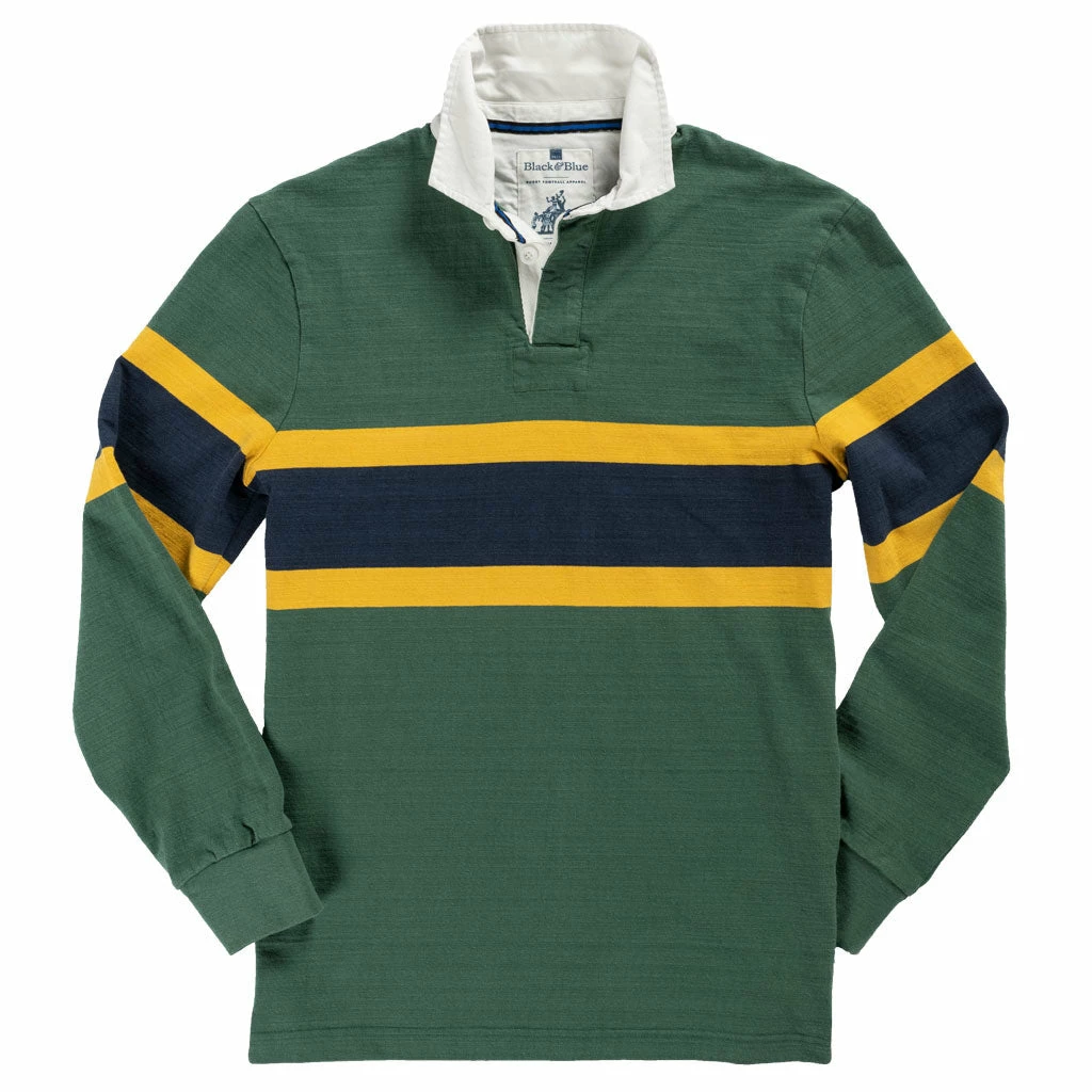 Black & Blue 1871 Clothing Outdoor Heritage Rugby Shirt 3 Black & Blue 1871 Clothing Outdoor Heritage Rugby Shirt