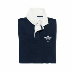 Black & Blue 1871 Clothing Oxford 1872 Rugby Shirt