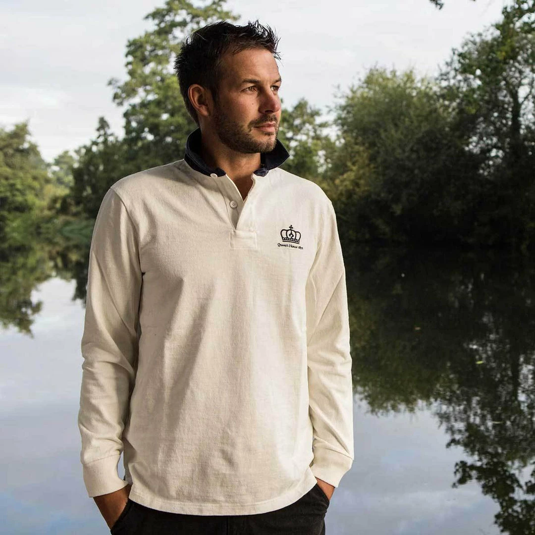 Black & Blue 1871 Clothing Queen's House 1871 Rugby Shirt 5 Black & Blue 1871 Clothing Queen's House 1871 Rugby Shirt