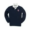 Black & Blue 1871 USA 1912 Away Rugby Shirt 1 Black & Blue 1871 USA 1912 Away Rugby Shirt