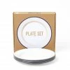 Falcon Enamelware Plates (Set Of 4) 2 Falcon Enamelware Plates (Set Of 4)
