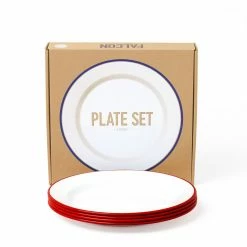 Falcon Enamelware Plates (Set Of 4)