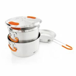 GSI Outdoors Glacier Stainless Base Camper Camping Kit 18 GSI Outdoors Glacier Stainless Base Camper Camping Kit