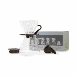 Hario V60 Glass Coffee Brewing Set 02