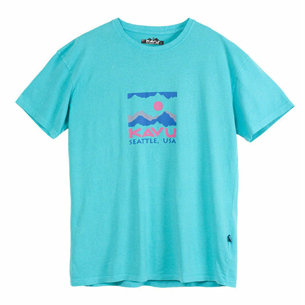 KAVU New Sticker Square Tee | Men's 3 KAVU New Sticker Square Tee | Men's