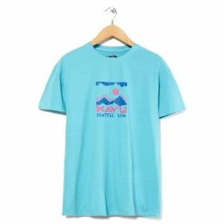 KAVU New Sticker Square Tee | Men's 9 KAVU New Sticker Square Tee | Men's
