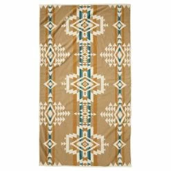 Pendleton Oversized Jacquard Spa Towel | Rock Point Ivory New