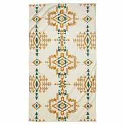 Pendleton Oversized Jacquard Spa Towel | Rock Point Ivory New