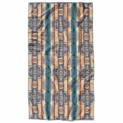 Pendleton Oversized Jacquard Spa Towel | Slate