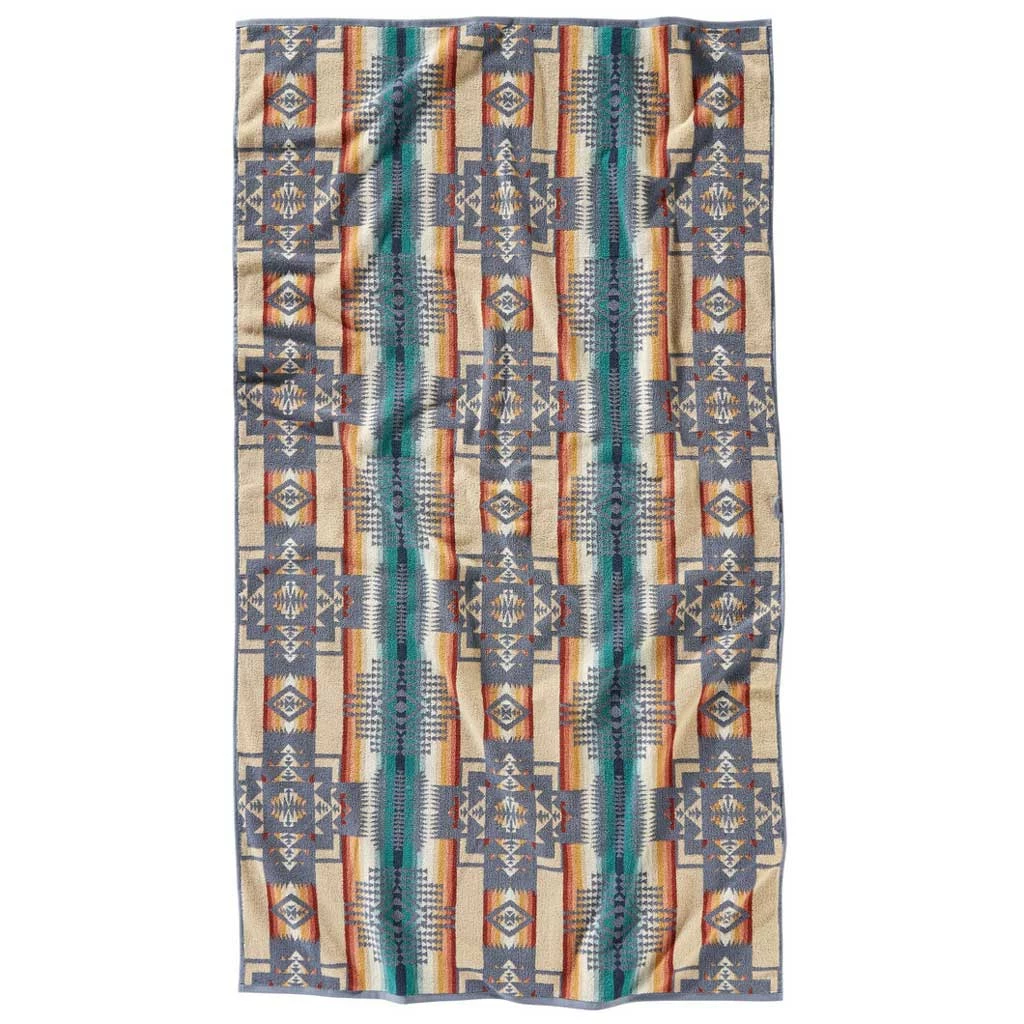 Pendleton Oversized Jacquard Spa Towel | Slate 4 Pendleton Oversized Jacquard Spa Towel | Slate