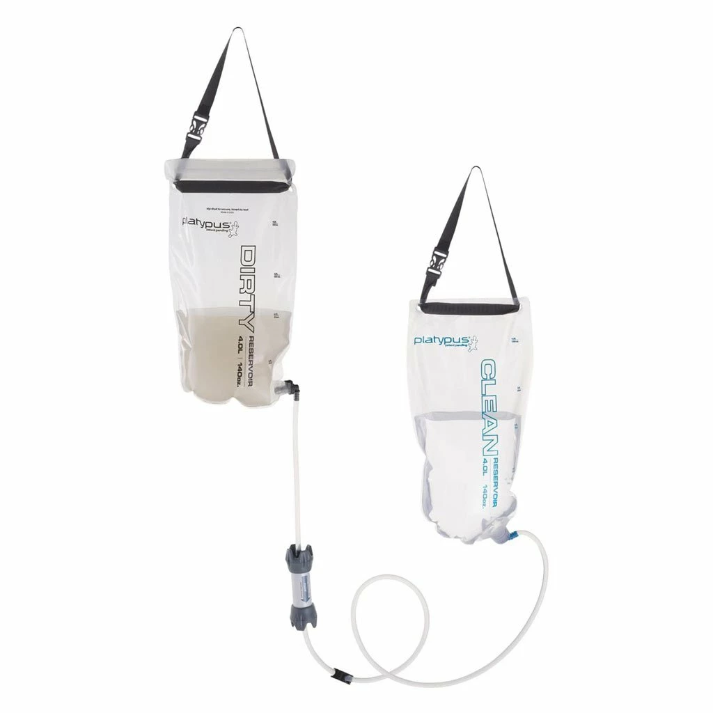 Platypus GravityWorks 4L Water Filter System Camping Kit