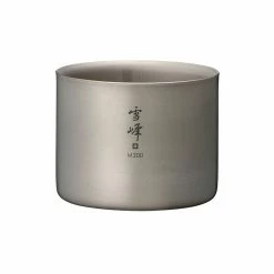 Snow Peak Double Wall Titanium Stacking Mug M300 Camping Kit