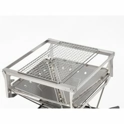 Snow Peak Grill Stainless Half Pro Camping Kit