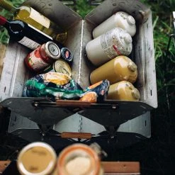 Snow Peak Stacking Shelf Container 25 Camping Kit