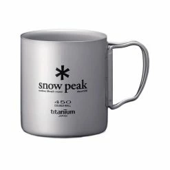 Snow Peak Camping Kit Titanium Double Wall Mug 450 Ml