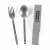 Snow Peak Titanium Fork & Spoon Set 2 Snow Peak Titanium Fork & Spoon Set