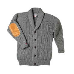&SONS Pioneer British Wool Cardigan Clothing