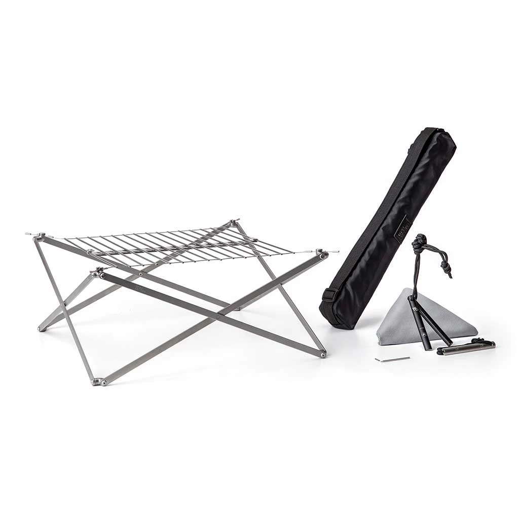 Wolf And Grizzly Camping Kit Grill With Fire Set 3 Wolf And Grizzly Camping Kit Grill With Fire Set